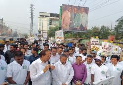 A 2km marathon organized in Vizianagaram, Andhra Pradesh on 20 th January for a cause to promote Millets