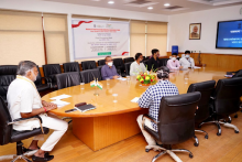 राज्यमंत्री श्री प्रहलाद सिंह पटेल जी की अध्यक्षता में मंत्रालय के राजभाषा प्रभाग के कार्यों एवं हिन्दी पखवाड़ा की तैयारियों पर समीक्षा बैठक हई।