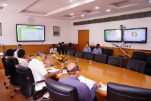 केंद्रीय मंत्री श्री पशुपति कुमार पारस और श्री प्रहलाद सिंह पटेल की संयुक्त अध्यक्षता में प्रधानमंत्री सूक्ष्म खाद्य उद्योग उन्नयन योजना  की तीसरी अंतर मंत्रालयी अधिकार समिति (आईएमईसी) की बैठक हूई। इस बैठक में योजना के कार्यान्वयन की प्रगति की समीक्षा की गई।