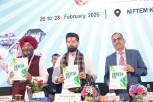 Shri Chirag Paswan, Union Minister of Food Processing Industries, inaugurated the event today as the Chief Guest at AVNESH 2026, addressing representatives from the industry, the academic community, researchers, and students of #NIFTEM. Furthermore, in his address, the Minister described the food processing sector as a strong pillar in the journey towards a 'Viksit Bharat' (Developed India).
