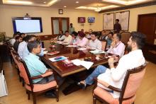 Union Minister for Food Processing Industries Shri Chirag Paswan today chaired a meeting of @worldfoodindia at Panchsheel Bhavan, New Delhi during which the Hon'ble Minister reviewed the preparations so far for the mega food event #WFI2025. #WorldFoodIndia2025