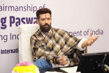 Shri Chirag Paswan, Union Minister, #MOFPI, chaired the second meeting of the Committee on Controlling Misleading Publicity of Processed Foods at the Dr. Ambedkar International Centre today.  The meeting was attended by committee members and industry leaders. During the meeting, the Hon'ble Minister discussed the quality and transparency of #ProcessedFood, as well as the misconceptions surrounding processed foods, with stakeholders from the food processing industry.  He emphasized the need for collaborative