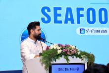Union Food Processing Industries Minister Shri @iChiragPaswan addressed the National Workshop on Seafood Exports organized in Visakhapatnam, #AndhraPradesh today in the presence of Andhra Pradesh Chief Minister Shri @ncbn. In his address, he said that India has achieved a record achievement in seafood exports in the year 2025-26. Now the country aims to increase its share in the global market through value addition and modern processing. He said that India will have to move beyond export of raw marine produ