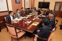 Bilateral meeting in food processing sector held b/w Chirag Paswan, Hon’ble Min of Food Processing Industries, Govt of India and Hon’ble Charan Jeath Singh, Min for Multi-Ethnic Affairs & Sugar Industry, Fiji & Hon’ble Tomasi Tunabuna, Min for Agriculture & Waterways, Fiji.  The discussions focused on strengthening institutional cooperation, enhancing value addition across agri-food value chains, and exploring new avenues for trade and investment in the global food processing ecosystem.