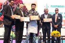 Shri Chirag Paswan, Union Minister of Food Processing Industries, visited the #PlastIndia2026 exhibition held at Bharat Mandapam, New Delhi. On this occasion, he released the 'Plastic Industry Status Report 2025' and felicitated the winners of the 'Startup Search Initiative.' Addressing industry stakeholders, he emphasized the importance of waste reduction, technology adoption, and promoting sustainable manufacturing, in alignment with the vision of 'Viksit Bharat' (Developed India). This exhibition powerfu