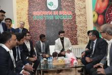 Union Minister of #MOFPI, Shri Chirag Paswan, inaugurated India’s Pavilion at #Gulfood2025, set up by APEDA & NAFED. Showcasing India's rich food diversity, cooperative strength, and innovation, the pavilion highlights India’s growing global footprint in the food sector.