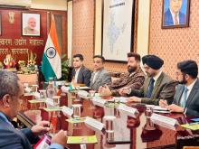 Bilateral meeting in food processing sector held b/w Chirag Paswan, Hon’ble Min of Food Processing Industries, Govt of India and Hon’ble Charan Jeath Singh, Min for Multi-Ethnic Affairs & Sugar Industry, Fiji & Hon’ble Tomasi Tunabuna, Min for Agriculture & Waterways, Fiji.  The discussions focused on strengthening institutional cooperation, enhancing value addition across agri-food value chains, and exploring new avenues for trade and investment in the global food processing ecosystem.