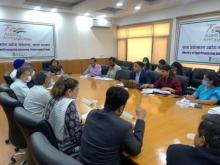 मंत्रालय की सचिव, श्रीमती अनीता प्रवीन ने उद्योग और खाद्य प्रसंस्करण क्षेत्र के समग्र और मजबूत विकास सुनिश्चित  करने हेतु खाद्य प्रसंस्करण क्षेत्र में अग्रणी खाद्य कंपनियों के प्रतिनिधियों साथ एक गोलमेज बैठक की अध्यक्षता की।मंत्रालय की सचिव, श्रीमती अनीता प्रवीन ने उद्योग और खाद्य प्रसंस्करण क्षेत्र के समग्र और मजबूत विकास सुनिश्चित  करने हेतु खाद्य प्रसंस्करण क्षेत्र में अग्रणी खाद्य कंपनियों के प्रतिनिधियों साथ एक गोलमेज बैठक की अध्यक्षता की।