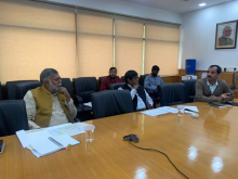 राज्य मंत्री श्री प्रहलाद सिंह पटेल ने प्रधानमंत्री किसान संपदा योजना (#PMKSY) के तहत आने वाले बीएफएल स्कीम (बैकवर्ड फॉरवर्ड लिंकेज योजना) पर एक बैठक की अध्यक्षता की। बैठक में बीएफएल योजना पर आधारित एक प्रस्तुतीकरण द्वारा योजना की प्रगति और स्थिति पर विस्तार से चर्चा की गई।