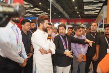 Union Minister of #MOFPI Shri Chirag Paswan visited the latest food processing machines showcased at @worldfoodindia. During the visit, Hon'ble Minister engaged with food processing professionals and innovators, exploring cutting-edge technologies designed to enhance food production,  processing efficiency and sustainable packaging.  #ProcessingForProsperity  #WorldFoodIndia2024