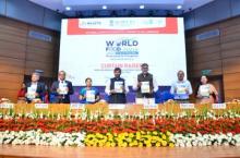 At the ‘Curtain Raiser’ event of #WorldFoodIndia2023, Union Minister of State for @MOFPI_GOI Shri @prahladspatel said that India's Food Processing sector has established itself on the world stage & would continue to grow with same vigour in coming years. Hon'ble Minister affirmed that with our experiences from World Food India 2017, we will successfully organize #WorldFoodIndia2023.