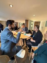 Union Minister of #MOFPI, Shri Chirag Paswan , had a meeting with Ms Tania Strauss, Head, Food and Water, World Economic Forum. The discussion focused on critical issues such as reducing agricultural waste, ensuring food security, promoting investments and leveraging technological innovation to address global food challenges. Both leaders emphasized the importance of collaboration to tackle these issues and expressed a shared commitment to working together.    #IndiaAtDavos2025
