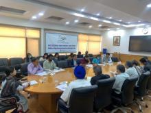 मंत्रालय की सचिव, श्रीमती अनीता प्रवीन ने उद्योग और खाद्य प्रसंस्करण क्षेत्र के समग्र और मजबूत विकास सुनिश्चित  करने हेतु खाद्य प्रसंस्करण क्षेत्र में अग्रणी खाद्य कंपनियों के प्रतिनिधियों साथ एक गोलमेज बैठक की अध्यक्षता की।