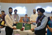#MOFPI and several industry entities signed a total of 8 Memorandums of Understanding (MoUs) alongwith 2 NIFTEM Kundli Technology Transfers with Industries on the first day of @worldfoodindia in august presence of Union Minister of State for #MOFPI Shri @RavneetBittu