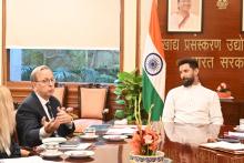 H.E. Mr Antonio Enrico Bartoli, Ambassador of Italy to India called on Union Minister Shri Chirag Paswan in New Delhi. Both sides had an enriching discussion on enhancing collaboration in technology transfer, equipment innovation, investment & trade in #foodprocessing sector.