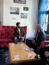 Union Minister of #MOFPI Shri Chirag Paswan  had a meeting with Mr Chandrajit Banerjee, Director General of Confederation of Indian Industry at #WEF25 in Davos and discussed strategies for making India a global hub for #foodprocessing through dynamic public-private partnerships. 