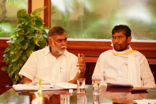 Union Minister Shri Pashupati kumar Paras, in the presence of MoS Shri Prahlad Singh Patel, chaired a review meeting on the Ministry's Sampada Portal & e-Samiksha.