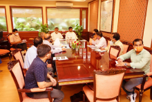 Union Minister Shri Pashupati kumar Paras, in the presence of MoS Shri Prahlad Singh Patel, chaired a review meeting on the Ministry's Sampada Portal & e-Samiksha.