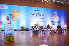 केंद्रीय मंत्री श्री चिराग पासवान ने #WFI2024 के उद्घाटन के दौरान अपने संबोधन में अत्याधुनिक तकनीकों को अपनाने, ग्रामीण रोजगार को बढ़ावा देने, महिला उद्यमियों को सशक्त बनाने और एग्री-फूड क्षेत्र में निवेश व इनोवेशन को प्रोत्साहित करने में भारत की प्रगति को रेखांकित किया।