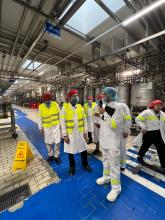 Union Minister Shri ChiragPaswan  visited Danone’s largest manufacturing facility in France, located at Ferrierres en Bray near Paris. During the visit, company representatives briefed Hon'ble Minister on their current operations in India & discussed potential expansion plans.