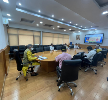 Minister of State Shri Prahlad Singh Patel chaired a meeting with the officials of the IT Division to review the website of the Ministry.