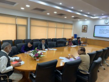 राज्यमंत्री श्री प्रहलाद सिंह पटेल जी अध्यक्षता में मंत्रालय के प्रचार व प्रसार संभाग के साथ एक बैठक हुई। बैठक में मंत्रालय की योजनाओं के प्रचार-प्रसार, कार्यों व जनोन्मुखी जागरूकता अभियानों की समीक्षा की गई और साथ ही भविष्य में और बेहतर प्रदर्शन करने हेतु विस्तृत चर्चा की गई।