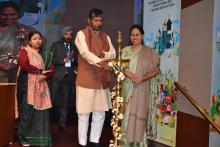 Union Minister of #MOFPI Shri Pashupati Kumar Paras and Union Minister of State Km Shobha Karandlaje inaugurated the two-day 'SUFALAM 2024' at PHD House, New Delhi, today. The event aims to emulate diverse stakeholders from #FoodProcessing sector and the growing startup ecosystem, fostering a holistic environment for collaboration, mentorship, and resource sharing.