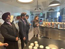 Union Minister of #MOFPI, Shri Chirag Paswan, visited the Global HQ of Barry Callebaut in Zurich and had a meeting with Global CEO Mr. Peter Feld. During the visit, Hon'ble Minister explored the groundbreaking innovations at the Chocolate Academy and discussed exciting investment opportunities in India.    #IndiaatDavos2025