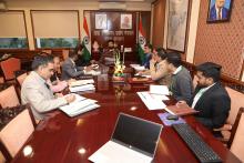 Union Minister of #MOFPI, Shri Chirag Paswan, chaired a meeting with senior officials of Ministry at Panchsheel Bhawan to discuss preparations & plans for the upcoming mega food event #WorldFoodIndia2025, scheduled to be held at Bharat Mandapam, New Delhi, from Sept 25-28, 2025. During the meeting, Hon'ble Minister emphasised making the event a grand success and enhancing India’s position as a global leader in the food processing industry.   #WFI2025  #ProcessingForProsperity