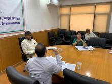 Project Approval Committee meeting was held today under the chairpersonship of Hon'ble Minister Sh. Pashupati Kumar Paras, MOFPI to consider the proposals received under the scheme for creation of infrastructure for agro-processing cluster (APC).