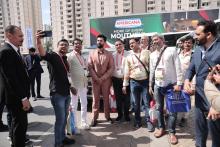 केंद्रीय खाद्य प्रसंस्करण उद्योग मंत्री श्री चिराग पासवान ने #Gulfood2025 में भारत के पवेलियन का दौरा किया और फूड इंडस्ट्री के प्रमुखों और भागीदारों के साथ भारत की क्षमताओं, नवाचारों और वैश्विक अवसरों पर चर्चा की। इस वार्ता में भारत के कृषि-खाद्य निर्यात को बढ़ाने, वैश्विक साझेदारियों को सशक्त करने और वैश्विक खाद्य व्यापार में भारत की अग्रणी भूमिका पर प्रकाश डाला गया।