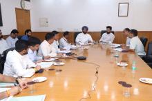 The Project Approval Committee (#PAC) meeting was held at Panchsheel Bhawan, New Delhi under the chairmanship of Union Minister of Food Processing Industries Shri Chirag Paswan and in the presence of Minister of State for Food Processing Industries Shri Ravneet Singh Bittu. Project proposals of #PLIScheme were discussed in the meeting.