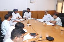 The Project Approval Committee (#PAC) meeting was held at Panchsheel Bhawan, New Delhi under the chairmanship of Union Minister of Food Processing Industries Shri Chirag Paswan and in the presence of Minister of State for Food Processing Industries Shri Ravneet Singh Bittu. Project proposals of #PLIScheme were discussed in the meeting.
