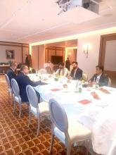  खाद्य प्रसंस्करण उद्योग मंत्री श्री चिराग पासवान ने फ्रांस में परनोड रिकार्ड के अधिकारियों के साथ वार्ता की, जिसके दौरान अधिकारियों ने #WorldFoodIndia2024 की सफलता की सराहना की और भारत को विश्व के सबसे उभरते हुए बाजारों में से एक मानते हुए विभिन्न योजनाओं के विस्तार की चर्चा की माननीय मंत्री ने भारत में निवेश करने के लिए उनका स्वागत किया तथा उन्हें व्यापार करने के लिए #MakeInIndia व ‘ईज ऑफ डूइंग बिज़नेस’ के माध्यम से अनुकूल वातावरण उपलब्ध कराने का आश्वासन दिया।