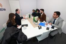 Union Minister of #MOFPI Shri Chirag Paswan  met Mr Henrique Braun, COO of Coca-Cola, at #WEF25 in Davos and had a discussion focused on enhancing India’s food processing sector and promoting sustainable practices within the industry. Their meeting emphasized the potential of collaboration to create new opportunities, drive innovation, and elevate India's position in the global food processing market.