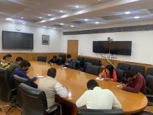 संविधान दिवस के अवसर पर आज मंत्रालय में निबंध व प्रश्नोत्तरी प्रतियोगिता का आयोजन किया गया। प्रतियोगिता में मंत्रालय के अधिकारियों व कर्मचारियों ने हिस्सा लिया।