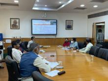 केंद्रीय मंत्री श्री पशुपति कुमार पारस व राज्य मंत्री श्री प्रहलाद सिंह पटेल की संयुक्त अध्यक्षता में हुई अंतर-मंत्रालयी अनुमोदन समिति की बैठक में कोल्ड चेन योजना के तहत आने वाली 25 परियोजनाओं और ऑपरेशन ग्रीन्स योजना के तहत आने वाली 03 परियोजनाओं की समीक्षा की गई।