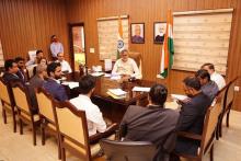 Union Minister of State Shri Prahlad Singh Patel held a meeting with the Executive Director of Plant Based Foods Industries Association (PBFIA), Shri Sanjay Sethi and the delegation of PBFIA. Senior officials of MOFPI also joined the meeting.