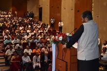 Union Minister of #MOFPI Shri Pashupati Kumar Paras addressed the three-day International Conference on "Millets for Achieving Nutritional and Economic Security" organised by @NiftemHaryana today as the Chief Guest. During which, Hon'ble Minister emphasised the benefits of #millets and the fact that they can produce under challenging conditions by providing solutions to many future challenges in food sector. He also invited the food processing professionals, innovators and food enthusiasts to the upcoming m