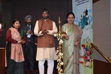 Union Minister of #MOFPI Shri Pashupati Kumar Paras and Union Minister of State Km Shobha Karandlaje inaugurated the two-day 'SUFALAM 2024' at PHD House, New Delhi, today. The event aims to emulate diverse stakeholders from #FoodProcessing sector and the growing startup ecosystem, fostering a holistic environment for collaboration, mentorship, and resource sharing.