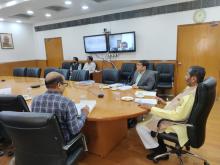 Union Minister of #MOFPI Shri Pashupati Kumar Paras chaired an Inter-Ministerial Empowered Committee (IMEC) meeting in the virtual presence of Union Minister of State Sushri Shobha Karandlaje at Panchsheel Bhawan today to review the projects under #PMFMEScheme.   #FoodProcessing