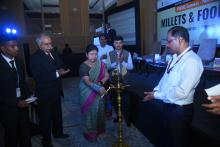 Lamp Lighting by Smt. Anita Praveen, Secretary, Ministry of Food Processing Industries, Government of India