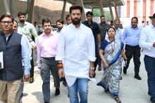 Union Minister of #MOFPI, Shri Chirag Paswan, visited Bharat Mandapam today to take stock of preparations for the upcoming mega food event World Food India , to be held from September 19-22, 2024. He instructed the officials of the Ministry and representatives from FICCI  and @investindia  to leave no stone unturned to make the event a global success.