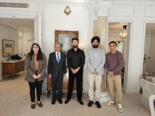  Union Minister of #MOFPI Shri Chirag Paswan  met with Mr Jawed Ashraf, Ambassador of India to France and officials from @IndiaembFrance  in Paris. During the meeting, detailed discussions were held on ways to promote Indian #foodprocessing industries in France.