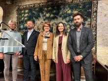 खाद्य प्रसंस्करण उद्योग मंत्री श्री चिराग पासवान ने फ्रांस में क्षेत्रीय दौरे के दौरान विभिन्न देशों के मंत्रियों के साथ खाद्य प्रसंस्करण उद्योग के विस्तार और नवीनीकरण से संबंधित वार्ता की। मंत्री जी ने #FoodProcessing सेक्टर से जुड़ी कई महत्वपूर्ण परियोजनाओं पर भी चर्चा की।