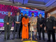 Union Minister of #MOFPI Shri Chirag Paswan inaugurated the 8th Edition of #Indusfood2025, Asia’s premier annual F&B trade exhibition, today at India Exposition Mart Ltd, Greater Noida. The 3-day event, with 1,800 exhibitors & participants from 130 countries, is celebrating India’s F&B excellence.   In his inaugural address, Hon'ble Minister emphasized that processed food is the future. With rising demand, immense growth potential awaits. Together, we will make India a leader in processed food exports, cont