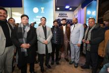 Union Minister of #MOFPI Shri Chirag Paswan, along with senior Indian leaders, inaugurated India's Pavilion #WEF25 in Davos, showcasing India’s growth, innovation, and leadership on the global stage.  #IndiaAtDavos2025  #Davos2025