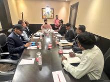 Union Minister of #MOFPI, Shri Chirag Paswan , chaired a review meeting of #PMFMEScheme in Uttar Pradesh and assessed the progress made in strengthening the #FoodProcessing sector in the state.During the meeting, Hon'ble Minister emphasized the scheme's contribution to economic growth and appreciated its crucial role in promoting rural entrepreneurship, encouraging value addition, and fostering innovation at the grassroots level.   #WorldFoodIndia2025  #ProcessingForProsperity