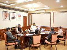 The Project Approval Committee meeting held today in the presence of Union Minister of @MOFPI_GOI Shri Pashupati Kumar Paras and Union Minister of State Shri Prahlad Singh Patel.