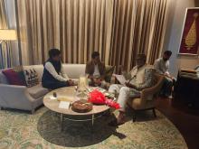 Representatives of #ASSOCHAM met Union Minister of State for @MOFPI_GOI Shri Prahlad Singh Patel in Gandhi Nagar, Gujarat, today. During the meeting, discussion was held about the Food Processing Industry and Millets.  